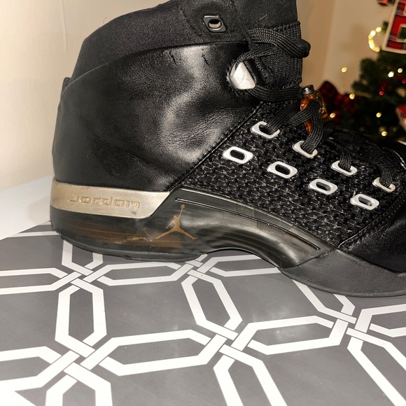 AIR JORDAN XVII 17 OG BLACK METALLIC SILVER - Picture 4 of 13